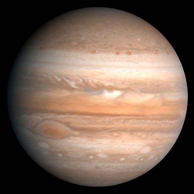 Picture of Jupiter on black backgroun