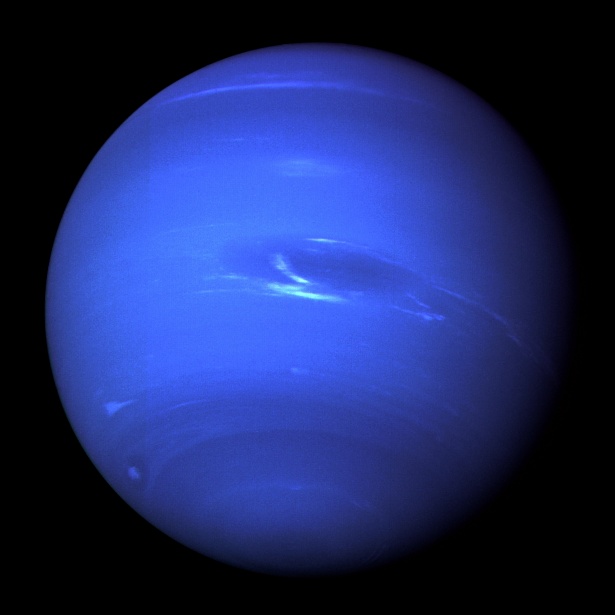 Picture of Neptune on black backgroun